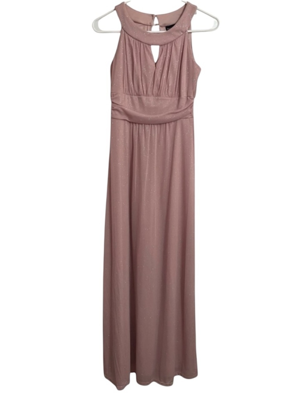 Elegant Rose Colored Sparkling Gown - NWOT